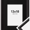 Ramme Horndal Sort 13x18 cm - Passepartout Sort 9x12 cm