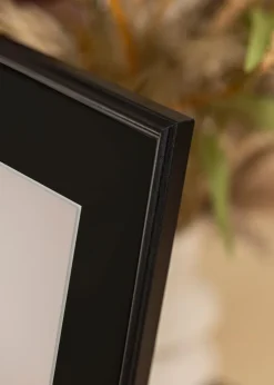 Ramme Horndal Sort 30x40 cm - Passepartout Sort 8x12 inches