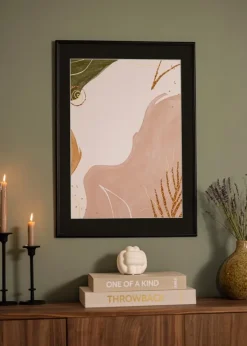 Ramme Horndal Sort 50x60 cm - Passepartout Sort 14x18 inches