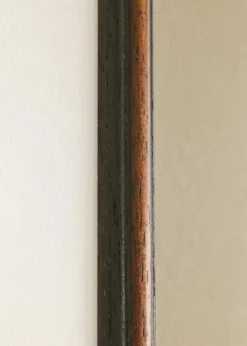 Ramme Horndal Valnød 30x40 cm - Passepartout Hvid 18x27 cm