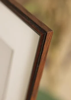 Ramme Horndal Valnød 50x60 cm - Passepartout Hvid 35x45 cm