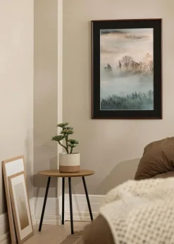 Ramme Horndal Valnød 50x70 cm - Passepartout Sort 42x59,4 cm (A2)