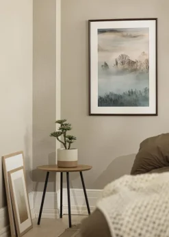 Ramme Horndal Valnød 45x60 cm - Passepartout Hvid 35x50 cm