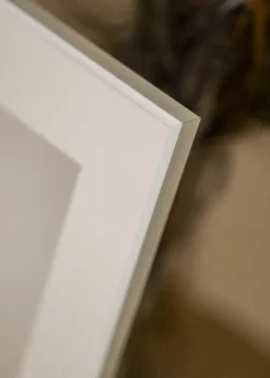 Ramme Ibiza Hvid - Valgfri Størrelse (Plexiglas)