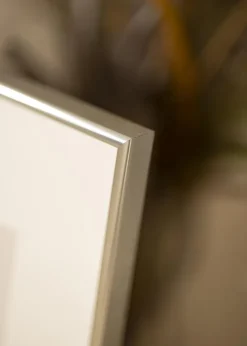 Ramme Ibiza Sølv - Valgfri Størrelse (Plexiglas)