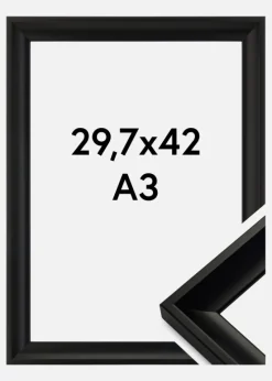 Ramme Öjaren Akrylglas Sort 29,7x42 cm (A3)