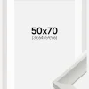Ramme Öjaren Hvid 50x70 cm - Passepartout Hvid 16x24 inches