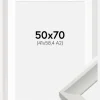 Ramme Öjaren Hvid 50x70 cm - Passepartout Hvid 42x59,4 cm (A2)