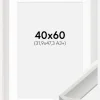 Ramme Öjaren Hvid 40x60 cm - Passepartout Hvid 32,9x48,3 cm (A3+)