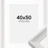 Ramme Öjaren Hvid 40x50 cm - Passepartout Hvid 12x16 inches