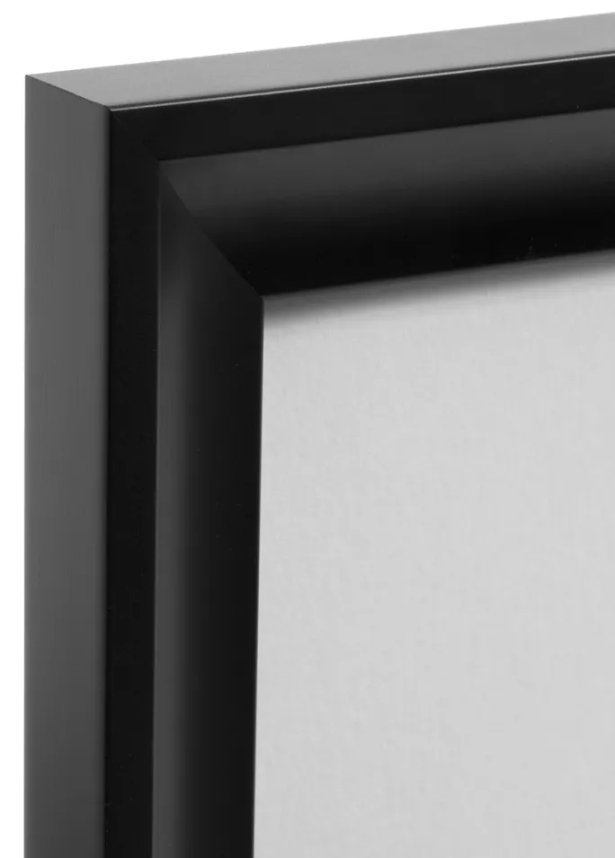 Ramme Öjaren Sort 40x50 cm - Passepartout Hvid 29,7x42 cm (A3)