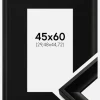 Ramme Öjaren Sort 45x60 cm - Passepartout Sort 12x18 inches