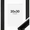 Ramme Öjaren Sort 20x30 cm - Passepartout Hvid 15x22 cm