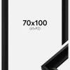 Ramme Öjaren Sort 70x100 cm - Passepartout Sort 62x93 cm