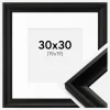 Ramme Öjaren Sort 30x30 cm - Passepartout Hvid 20x20 cm