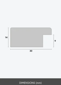 Ramme Järvsö - Valgfri Størrelse (Plexiglas)
