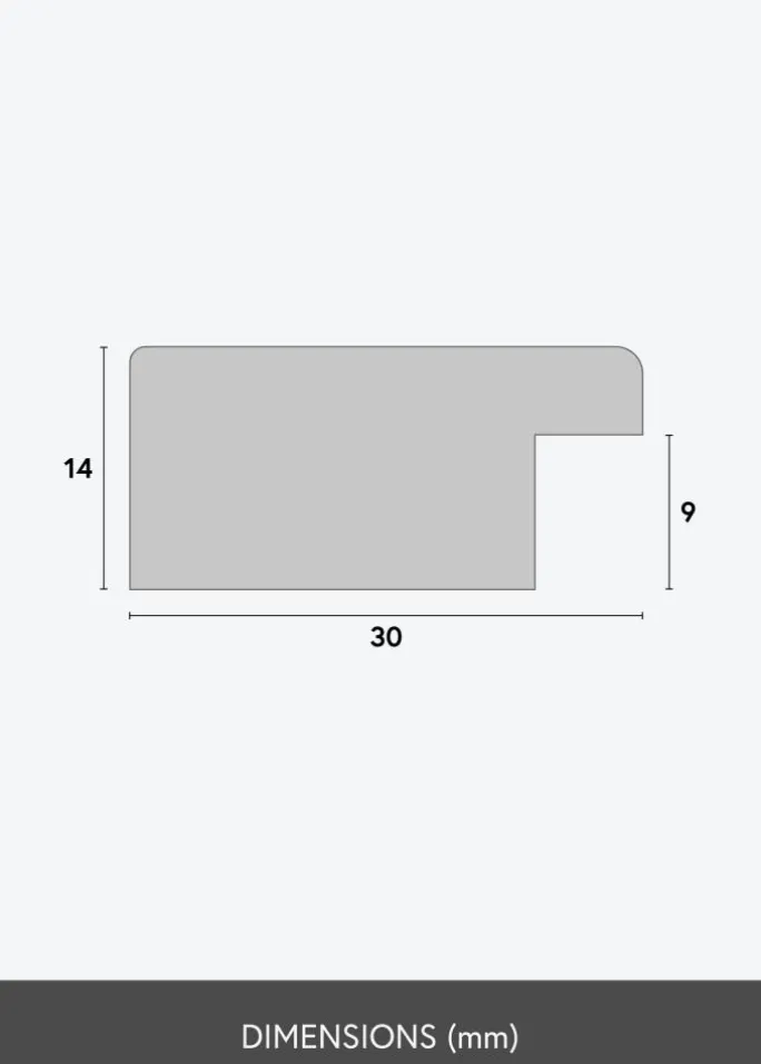 Ramme Järvsö - Valgfri Størrelse (Plexiglas)