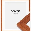 Ramme Juno Kirsebær 60x70 cm - Passepartout Hvid 50x61 cm