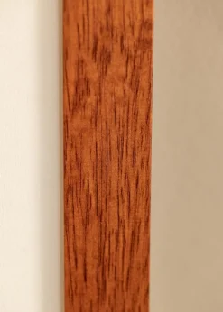 Ramme Juno Kirsebær 60x80 cm - Passepartout Hvid 20x28 inches