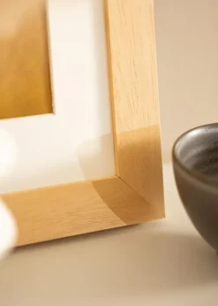 Ramme Juno Træ 40x50 cm - Passepartout Hvid 12x15 inches