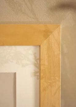 Ramme Juno Træ 70x100 cm - Passepartout Hvid 60x90 cm