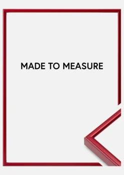 Ramme Karlholm Ildrød - Valgfri Størrelse (Plexiglas)