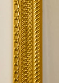 Ramme Lattice Guld 60x80 cm - Passepartout Hvid 50x70 cm