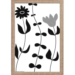 Ramme Liv Grå 20x30 cm - Passepartout Hvid 15x21 cm