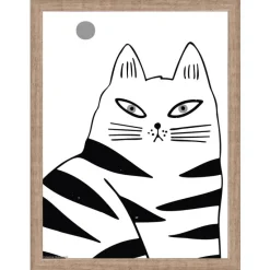 Ramme Liv Grå 30x40 cm - Passepartout Hvid 22x32 cm