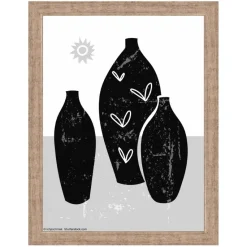 Ramme Liv Grå 15x20 cm - Passepartout Hvid 4x5 inches