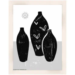 Ramme Liv Hvid 15x20 cm - Passepartout Hvid 4x5 inches