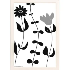 Ramme Liv Hvid 20x30 cm - Passepartout Hvid 15x22 cm