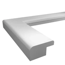 Ramme Liv Hvid 20x30 cm - Passepartout Hvid 10x20 cm