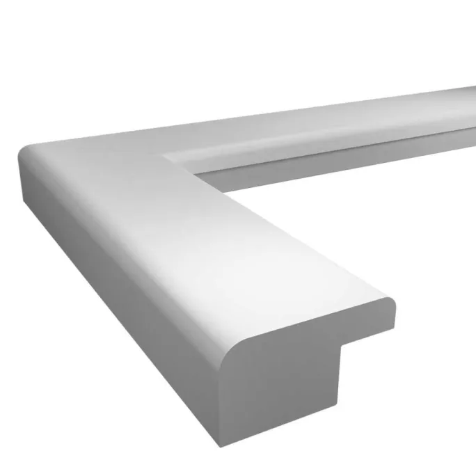 Ramme Liv Sort 20x30 cm - Passepartout Hvid 15x22 cm