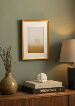 Ramme Loki Guld - Valgfri Størrelse (Akrylglas)