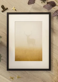 Ramme London Sort - Valgfri Størrelse (Plexiglas)