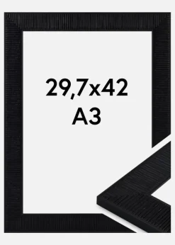 Ramme Lund Akrylglas Sort 29.7x42 cm (A3)