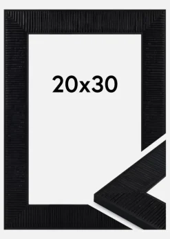 Ramme Lund Akrylglas Sort 20x30 cm