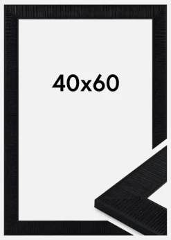 Ramme Lund Akrylglas Sort 40x60 cm