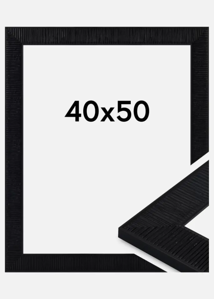 Ramme Lund Akrylglas Sort 40x50 cm