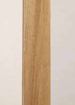 Ramme Massiv Eg 50x70 cm - Passepartout Hvid 42x59,4 cm