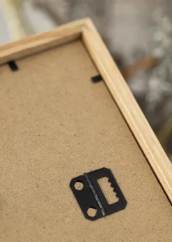 Ramme Massiv Eg 70x100 cm - Passepartout Hvid 24x36 inches