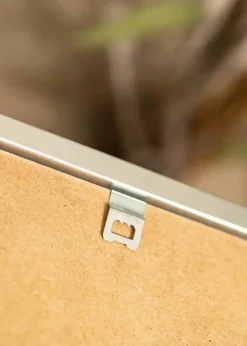 Ramme Minerva Sølv 28x35 cm - Passepartout Hvid 7x10 inches