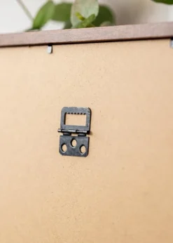 Ramme Modern varmt Brun 40x50 cm - Passepartout Hvid 27,5x37 cm