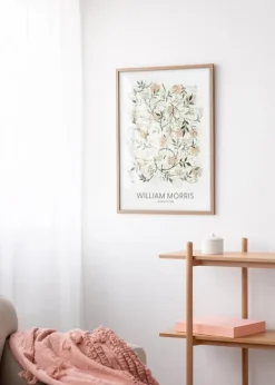 Ramme Moderne Teak 60x80 cm - Passepartout Hvid 49,3x69,3 cm