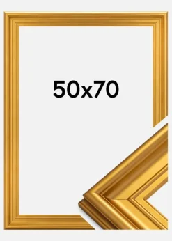 Ramme Mora Premium Akrylglas Guld 50x70 cm