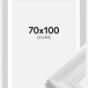Ramme Mora Premium Hvid 70x100 cm - Passepartout Hvid 62x85 cm