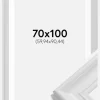 Ramme Mora Premium Hvid 70x100 cm - Passepartout Hvid 24x36 inches