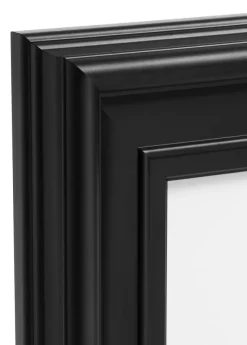 Ramme Mora Premium Sort 50x60 cm - Passepartout Hvid 16x20 inches