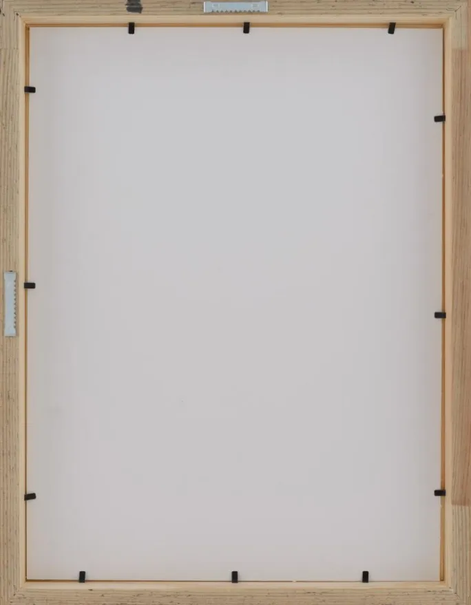 Ramme Mora Premium Sort 50x70 cm - Passepartout Hvid 42x59,4 cm (A2)